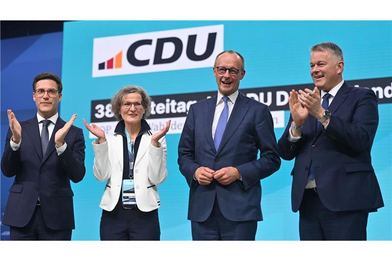 Die CDU will beim Bundesparteitag in Stuttgart Positionen zu einer Reihe sachpolitischer Themen beschließen. (Archivbild)
