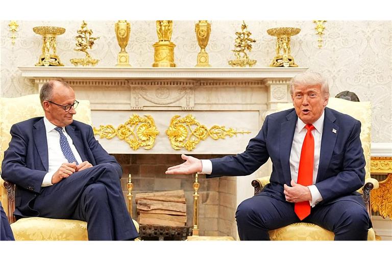 Die Chemie zwischen Trump und Merz stimmt.