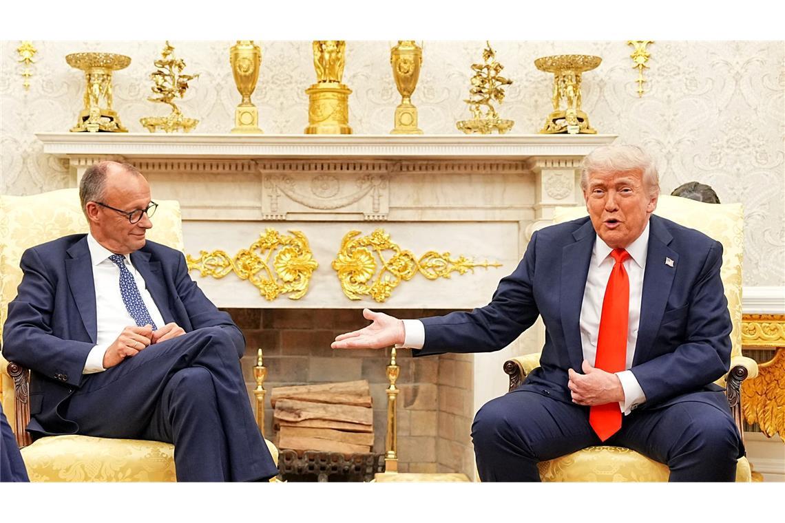 7 Lehren aus 17 Stunden in Washington Die Chemie zwischen Trump und Merz stimmt.