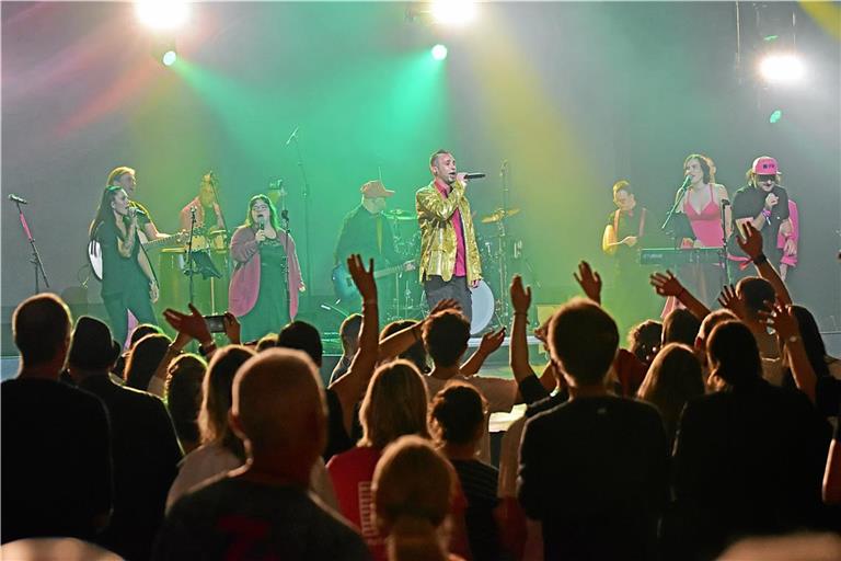 Die Chickpeas machen bei der Mu5ikmaile im Bürgerhaus Stimmung. Archivfoto: Tobias Sellmaier