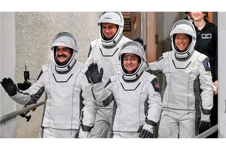 Die Crew 12 ist an der ISS angekommen. (Archivbild)