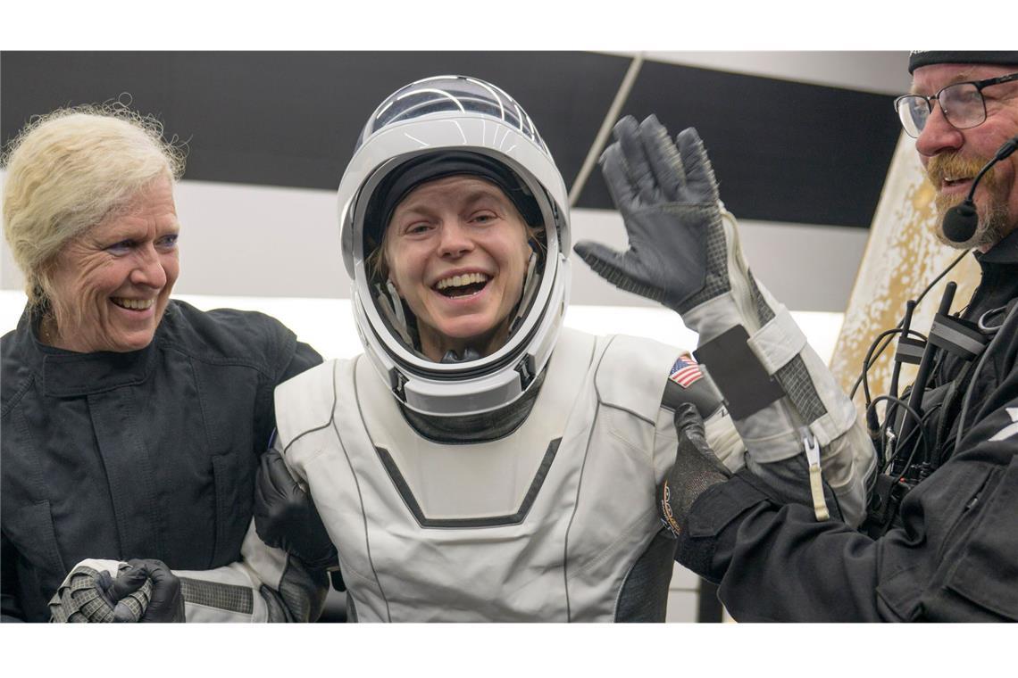 Die Crew ist am Donnerstag vor der Küste von Kalifornien gelandet.