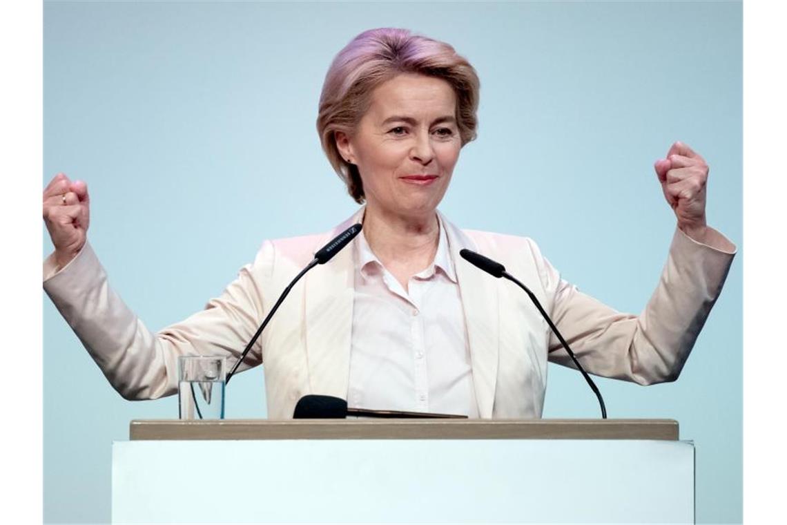 Von der Leyen kann auf den 1. Dezember hoffen Die designierte Präsidentin der Europäischen Kommission: Ursula von der Leyen (CDU). Foto: Sven Hoppe/dpa