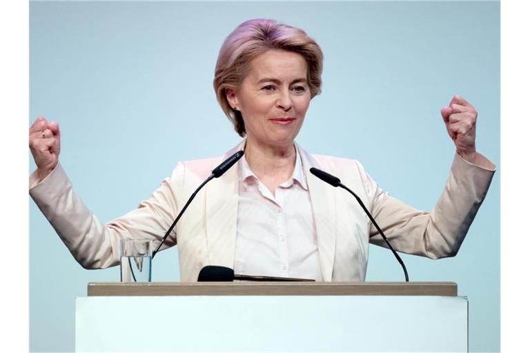 Die designierte Präsidentin der Europäischen Kommission: Ursula von der Leyen (CDU). Foto: Sven Hoppe/dpa