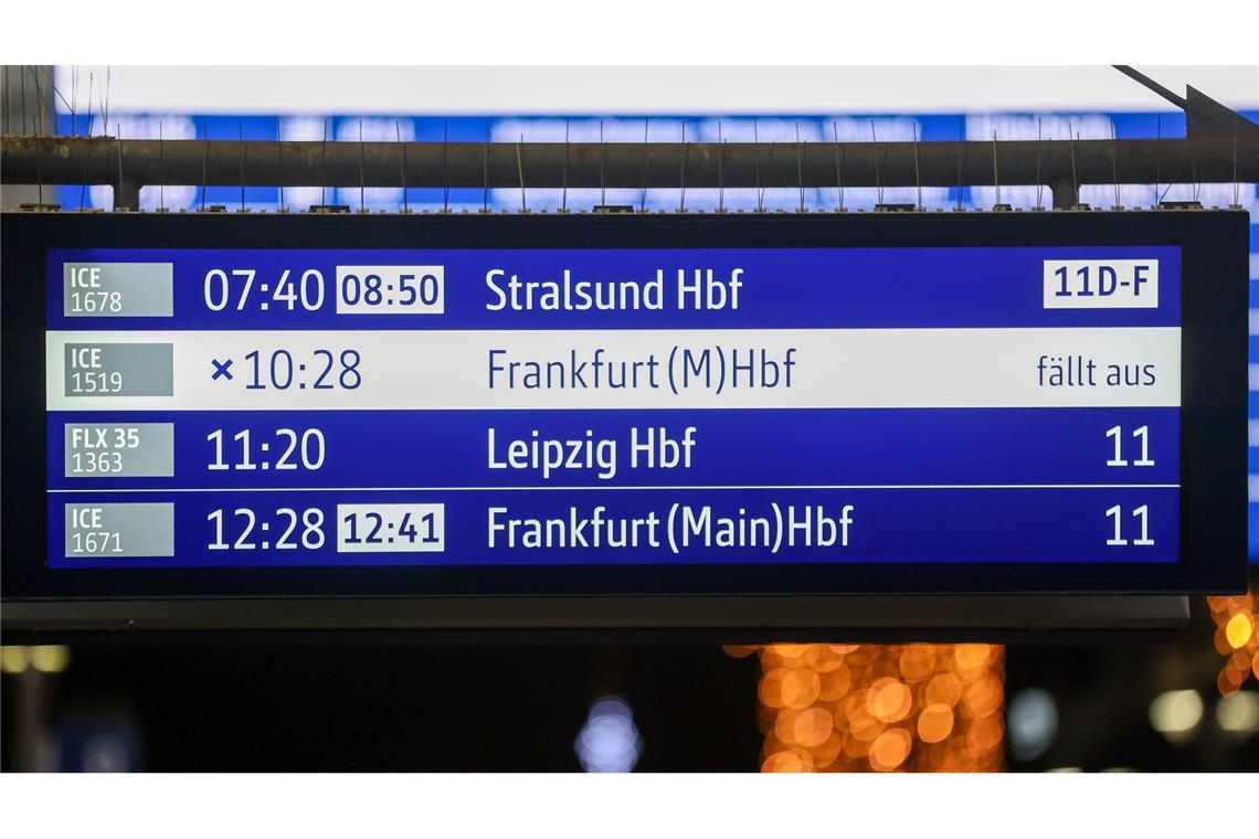 Deutsche Bahn will besser über Störungen informieren