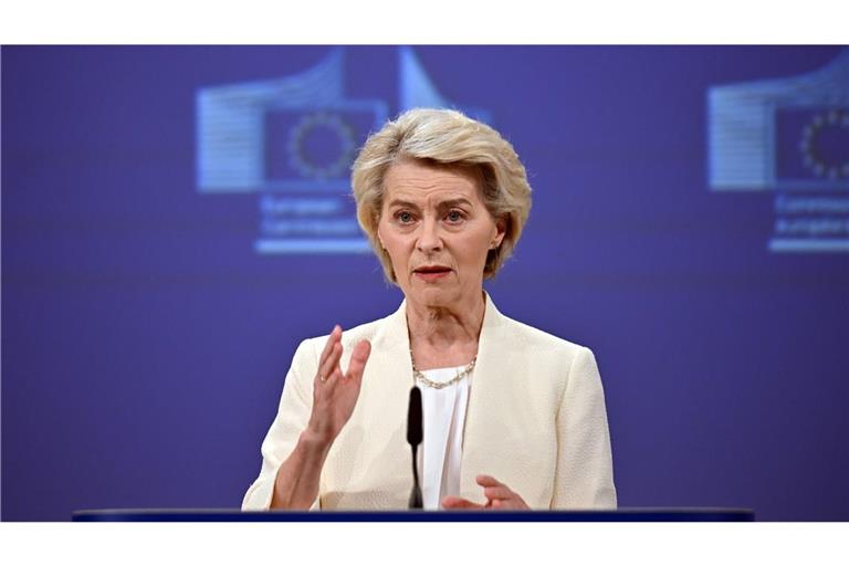 Die deutsche CDU-Politikerin von der Leyen will den mehrjährigen EU-Haushalt deutlich aufstocken.