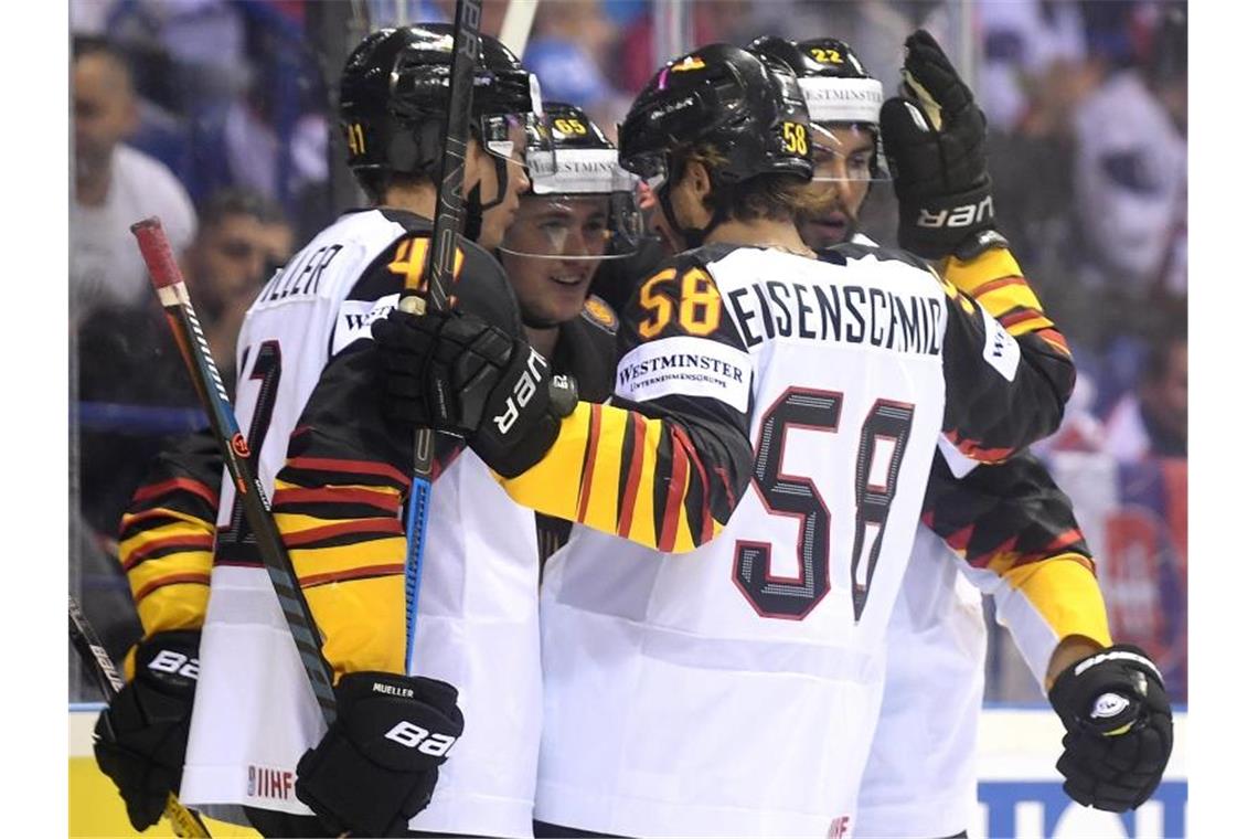 Die deutsche Eishockey-Nationalmannschaft besiegte Finnland mit 4:2. Foto: Monika Skolimowska