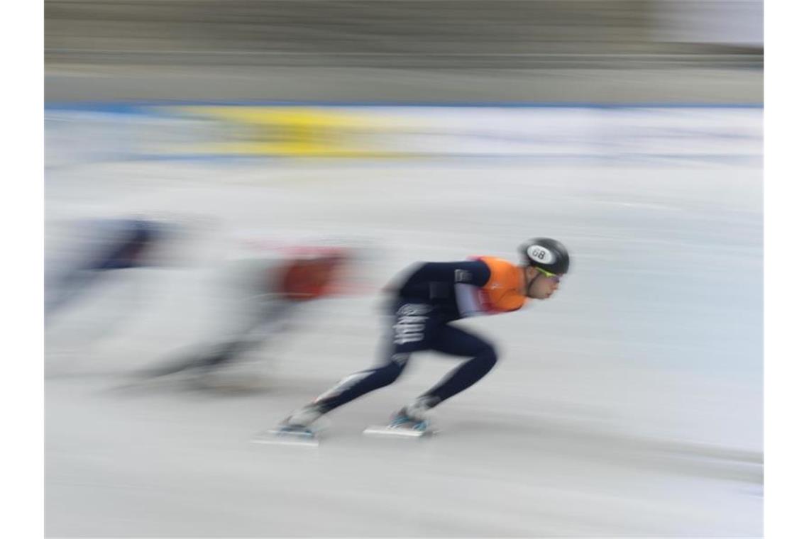 Die Deutsche Eisschnelllauf-Gemeinschaft sucht noch einen Präsidenten. Foto: Sebastian Kahnert/zb/dpa