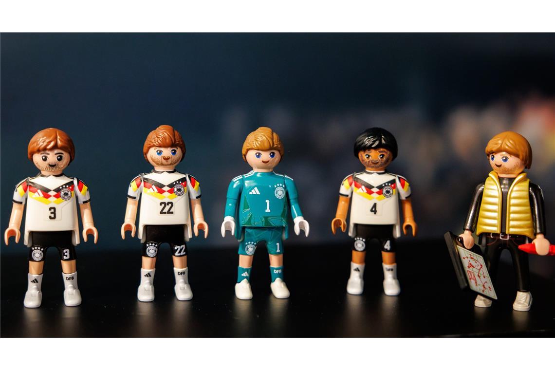 Die deutsche Fußball-Nationalmannschaft gibt es zur WM 2026 als Playmobil-Figuren zu kaufen.