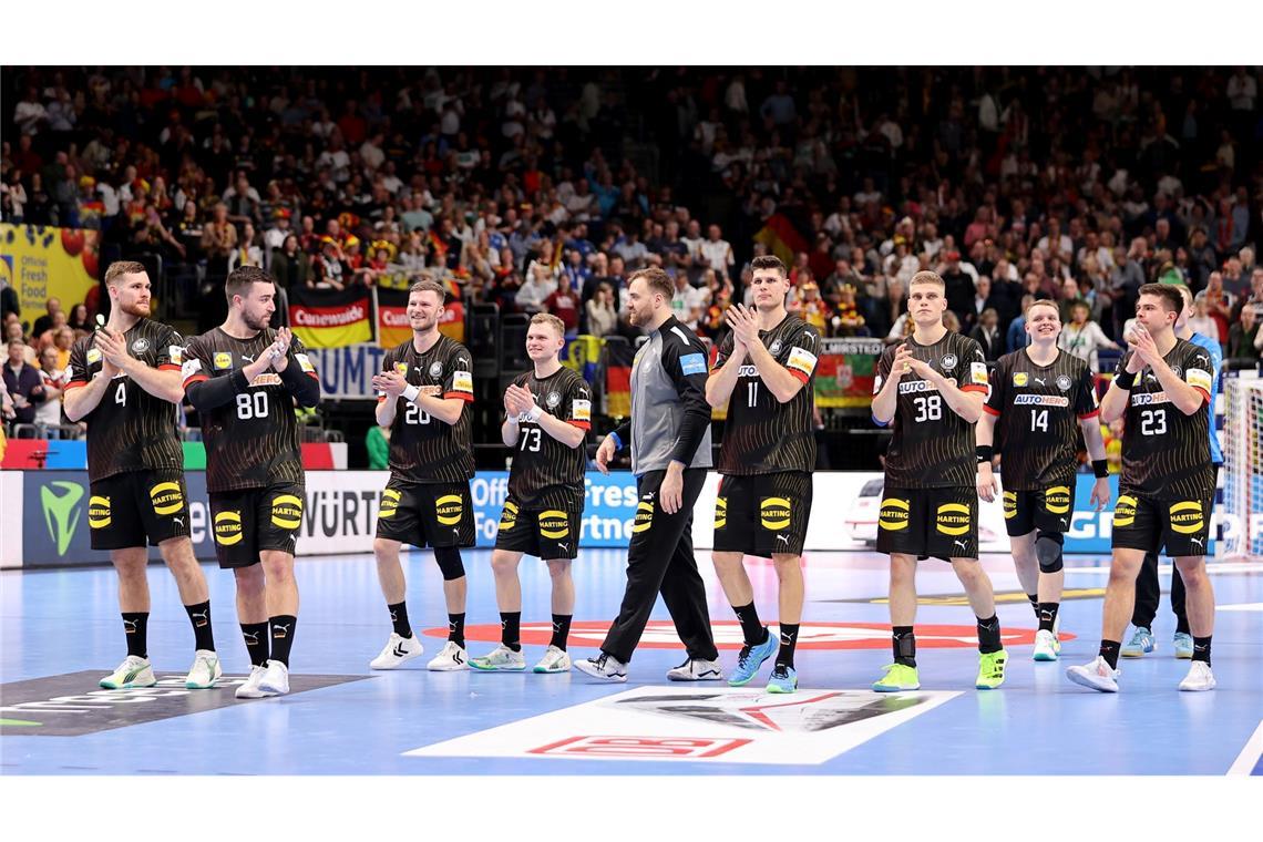 Die deutsche Handball-Nationalmannschaft ist vor dem Spiel gegen Frankreich selbstbewusst.