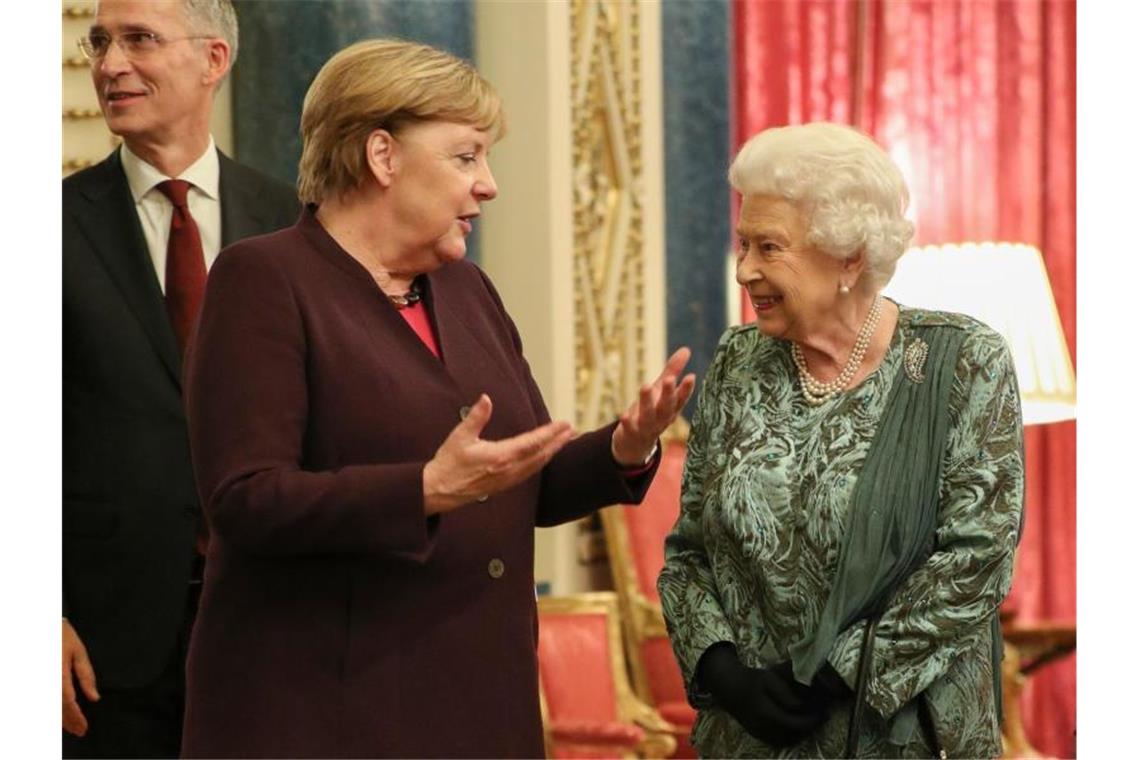Die deutsche Kanzlerin wird heute von Königin Elizabeth II. zu einer Privataudienz empfangen. Foto: Yui Mok/PA Wire/dpa
