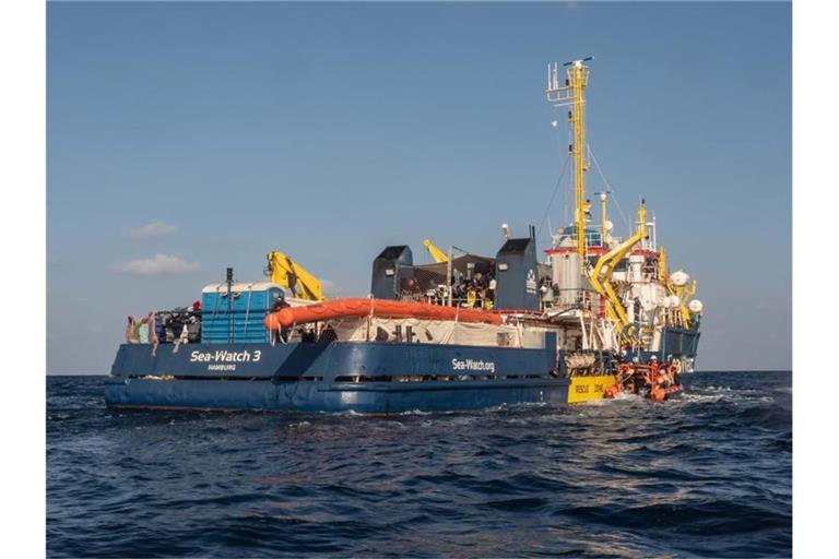 Die deutsche Seenotrettungsorganisation Sea-Watch ist mit ihrem Schiff „Sea-Watch 3“ seit einigen Tagen wieder auf dem Mittelmeer im Einsatz. Foto: Selene Magnolia/Sea-Watch/dpa