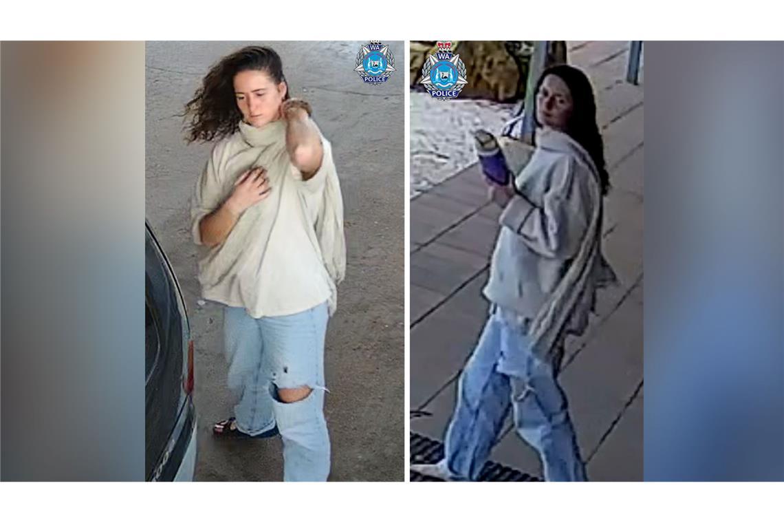 Vermisste Deutsche in Westaustralien lebend gefunden Die Deutsche wurde zuletzt an einer Tankstelle und an einem Geschäft von Sicherheitskameras gefilmt.