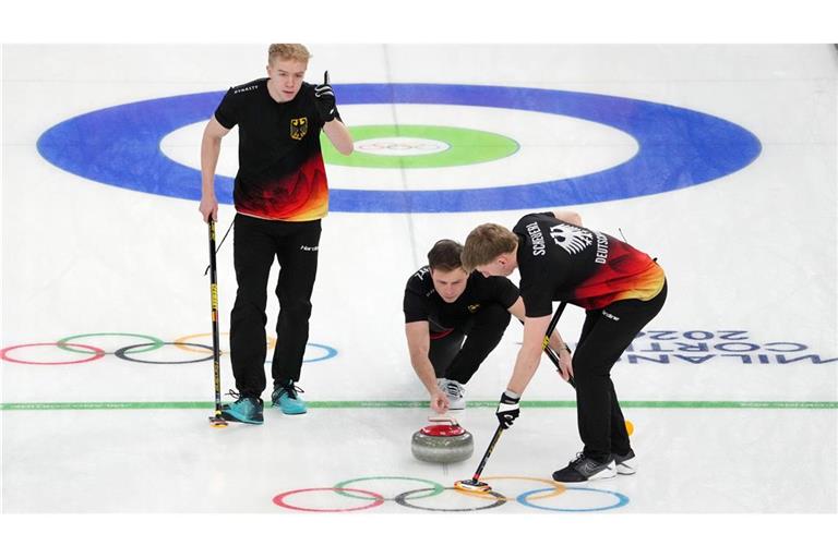 Die deutschen Curler sind heute im Einatz.