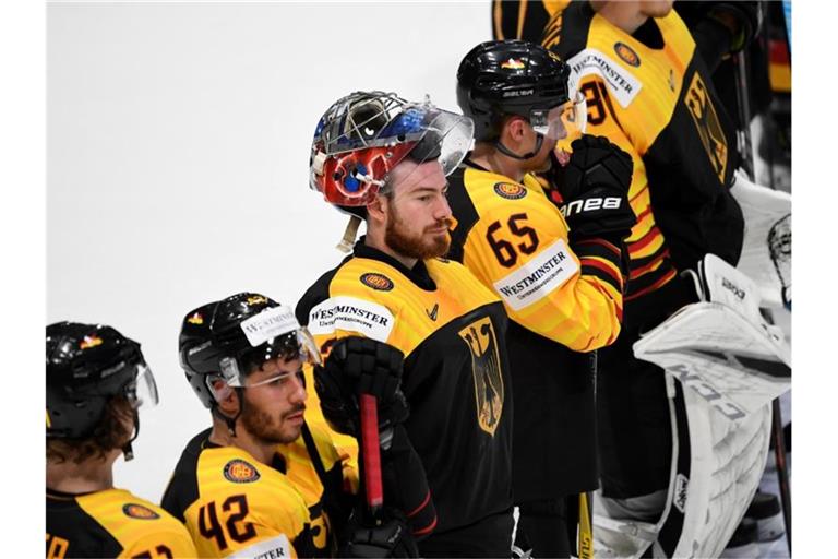 Die deutschen Eishockey-Nationalspieler waren nach dem WM-Aus bitter enttäuscht. Foto: Monika Skolimowska
