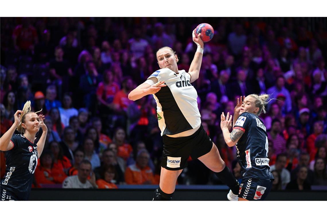 Die deutschen Handballerinnen haben das Finale knapp verloren.