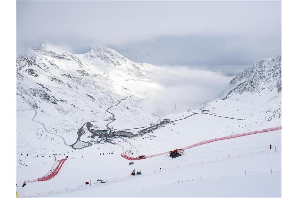 Deutsche Alpin-Herren starten mit „Ambitionen“ Die deutschen Herren wollen zum Auftakt in Sölden für die ersten Weltcup-Punkte sorgen. Foto: Gian Ehrenzeller/KEYSTONE/dpa