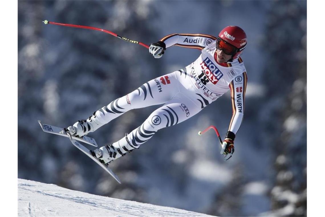 Die deutschen Skirennfahrer um Josef Ferstl starten in Val d'Isère. Foto: Gabriele Facciotti/AP/dpa