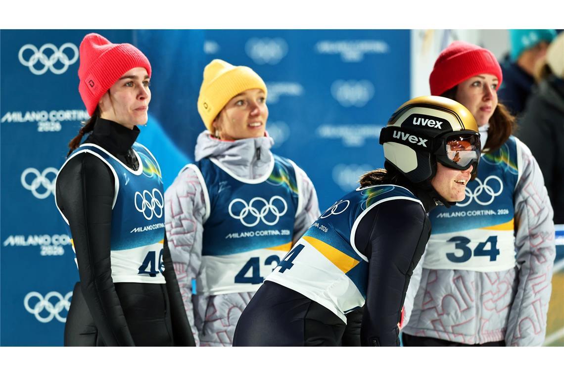 Die deutschen Skispringerinnen verpassten die erhoffte Medaille.