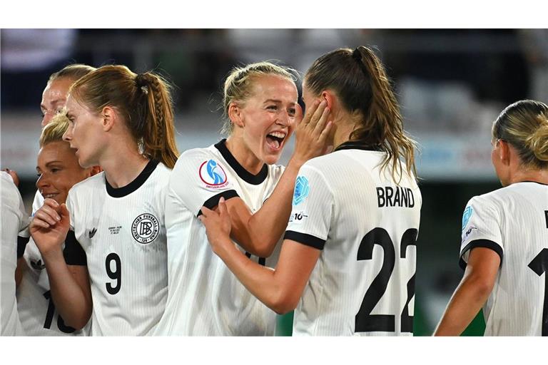 Die DFB-Frauen sicherten sich den 2:0-Sieg gegen Polen.