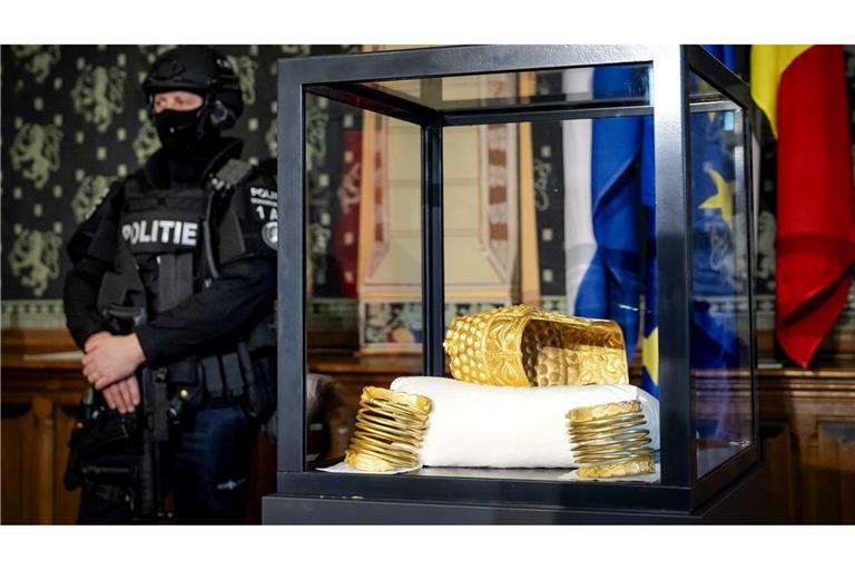 Die Diebe stahlen auch diesen Goldhelm. (Archivbild)