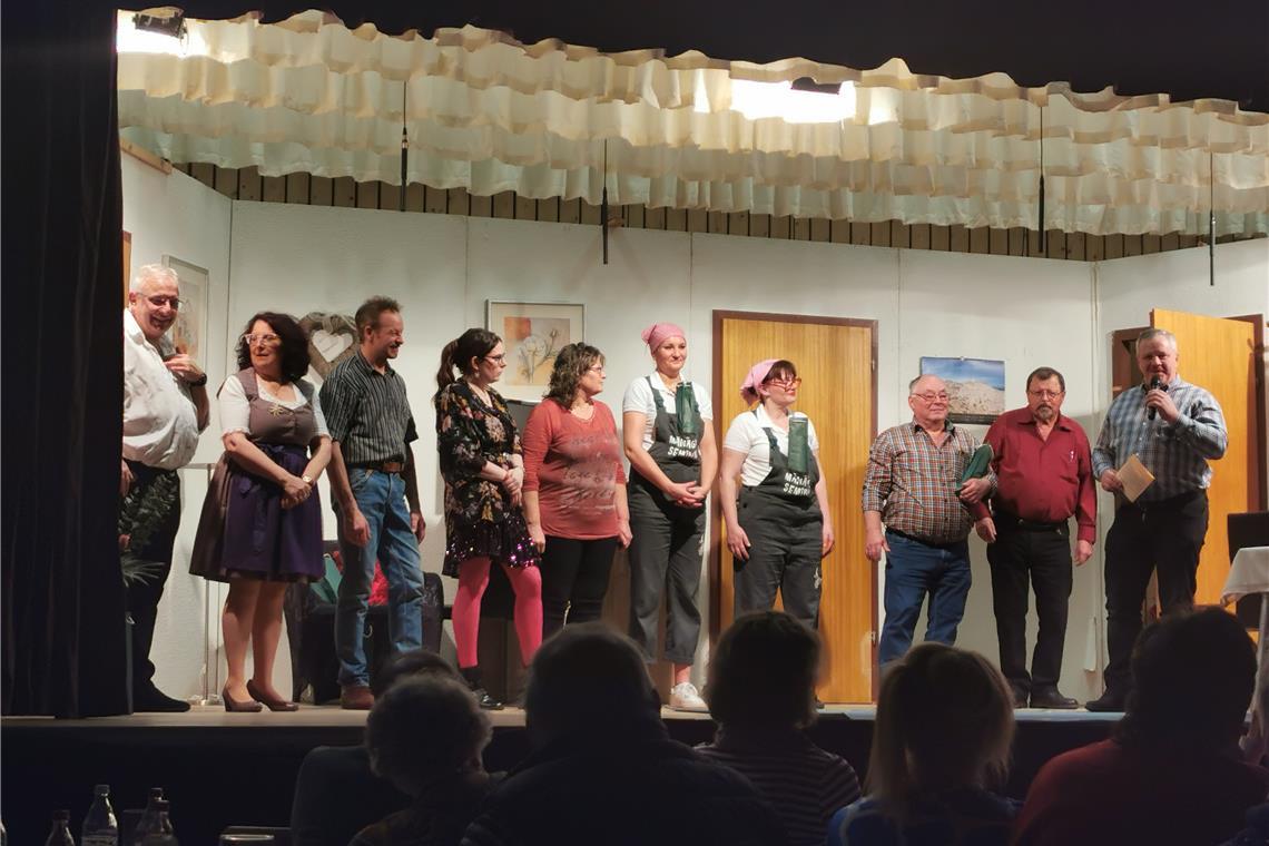 Die Dorfbühne Nassach begeisterte schon 2023 beim Spiegelberger Theaterabend. Foto: privat