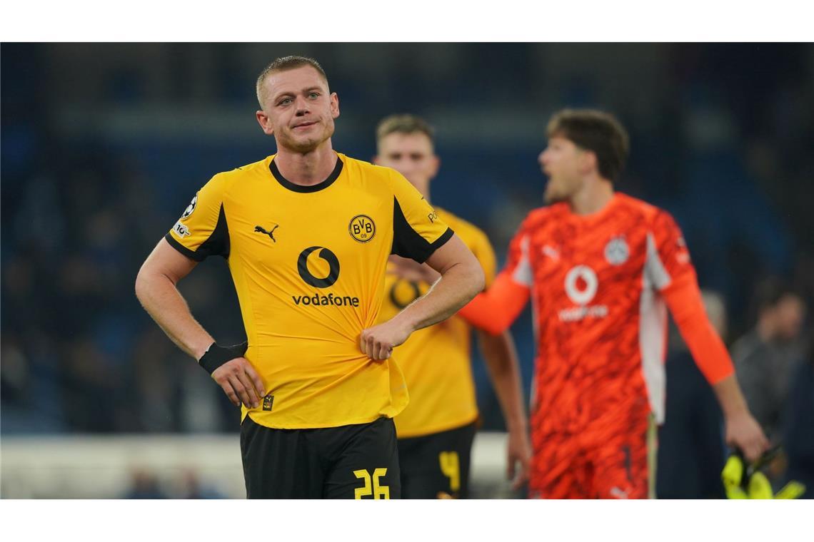 Die Dortmunder Spieler reagierten ernüchtert und enttäuscht.