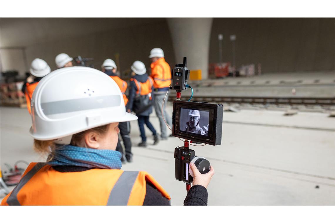 Axel Milberg als Ingenieur auf der S-21-Baustelle