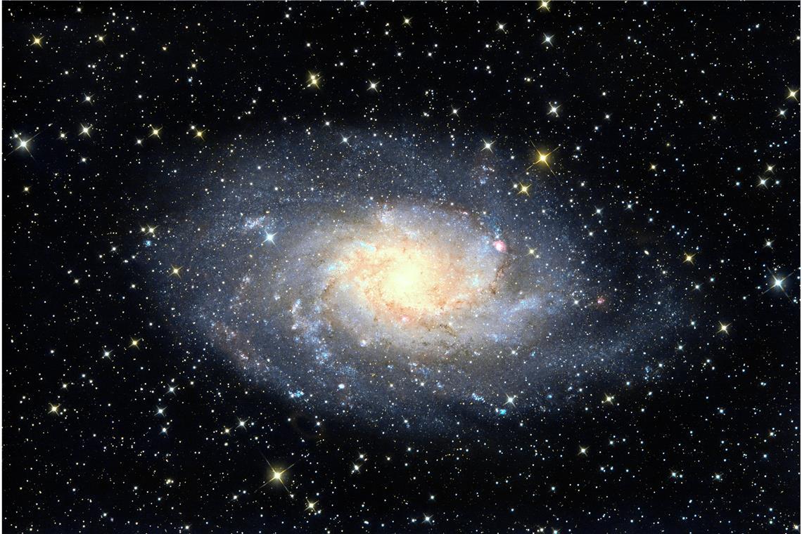 „Astrofotografie hat Suchtcharakter“: Interview zur Astro-Ausstellung in Althütte Die Dreiecksgalaxie Messier 33 ist eine sogenannte Spiralgalaxie und neben der Andromedagalaxie eine unserer beiden Nachbargalaxien. Fotos: Matthias Hagen
