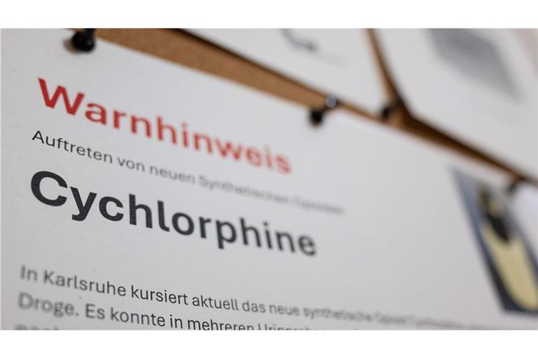 Die Droge Cychlorphin kann schon in kleinen Mengen zu schweren Vergiftungen führen.