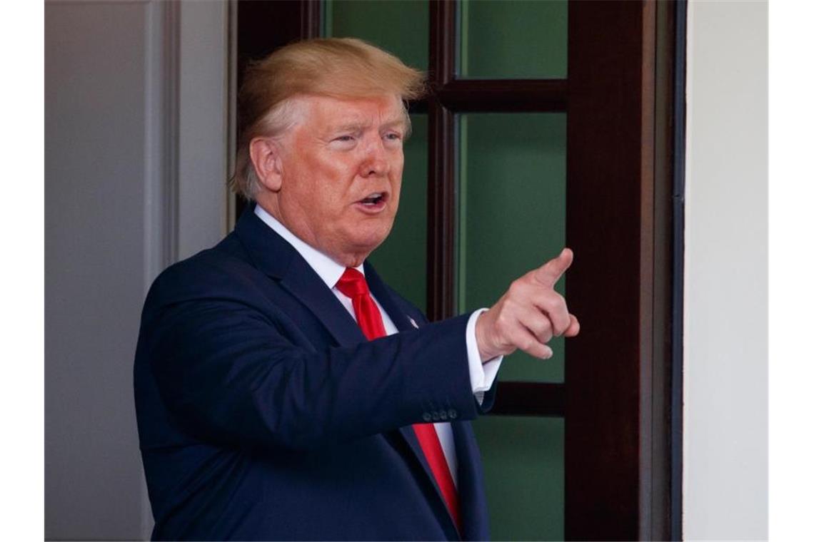 Teheran: USA haben keine iranische Drohne zerstört Die Drohne sei dem Schiff sehr nahe gekommen und habe dessen Sicherheit und die seiner Crew bedroht, sagt US-Präsident Trump. Foto: Carolyn Kaster/AP