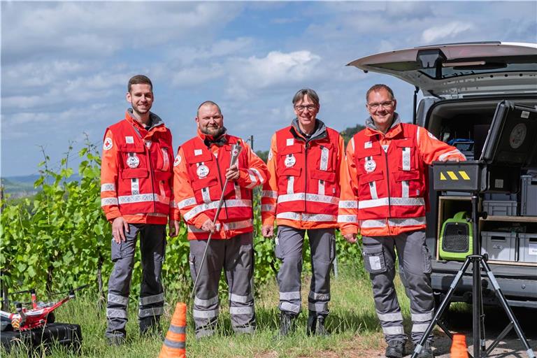 Die Drohnengruppe des DRK Sulzbach ist ebenfalls Teil des Videos. Foto: Bebop Media