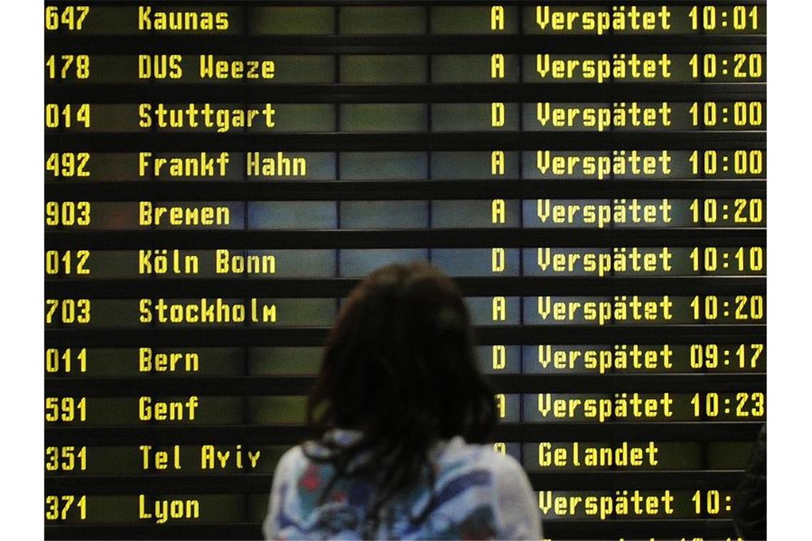 Die durchschnittliche Verspätung pro Flug betrug im ersten Halbjahr 2019 12 Minuten - statt 14,1 Minuten ein Jahr zuvor. Foto: Michael Hanschke