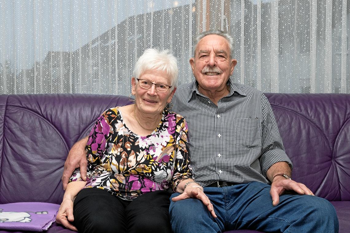Die Eheleute Lisette und Helmut Dreher sind seit 60 Jahren verheiratet. Foto: J. Fiedler