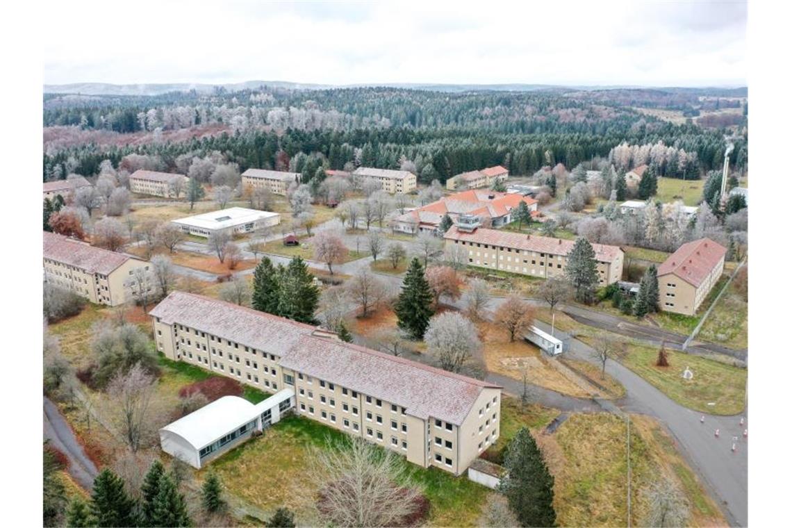 Die ehemalige Zollernalb-Kaserne in Meßstetten. Foto: Felix Kästle/dpa/Archivbild