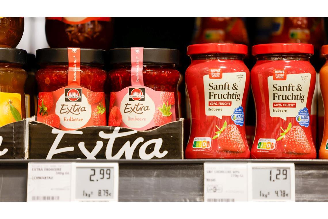 Die Eigenmarken der Händler sind vielfach deutlich billiger als die klassischen Markenprodukte.