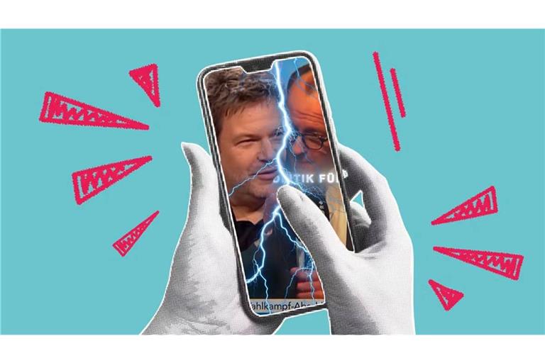 Die einen so, die anderen so: Linke und rechte Milieus kriegen auf Tiktok nur wenig voneinander mit.