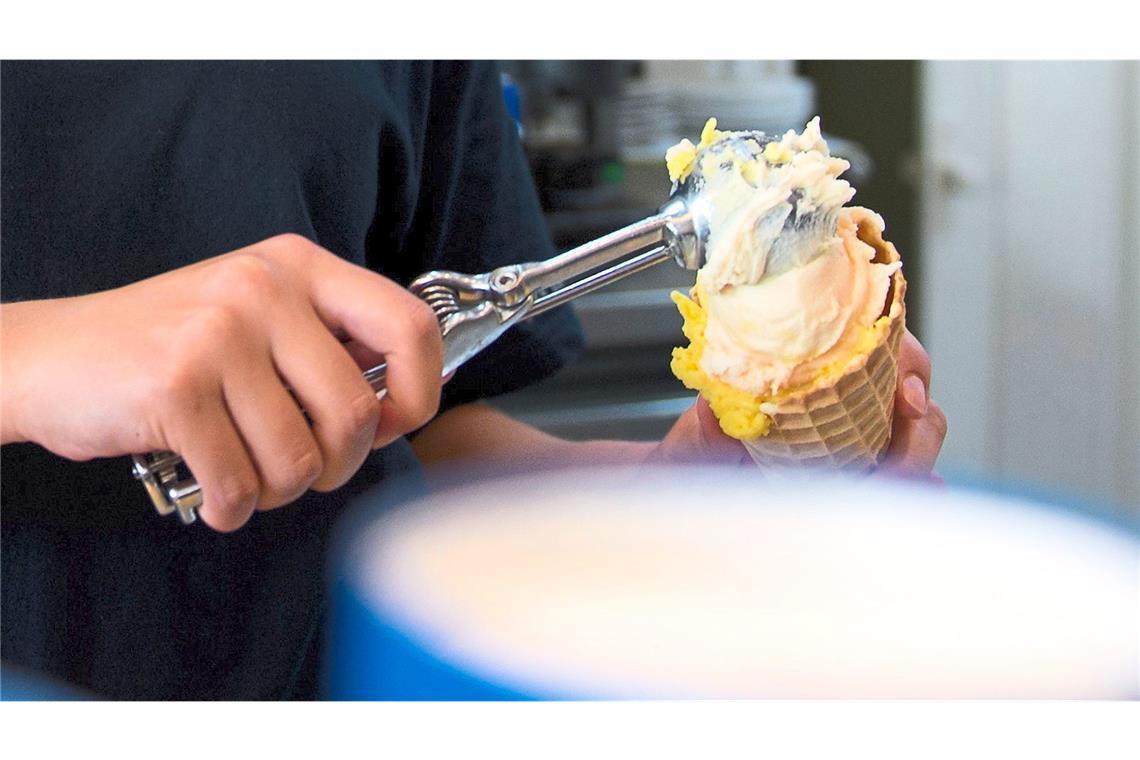 Die Eisdiele ist ein beliebter Ort für Ferienjobs.