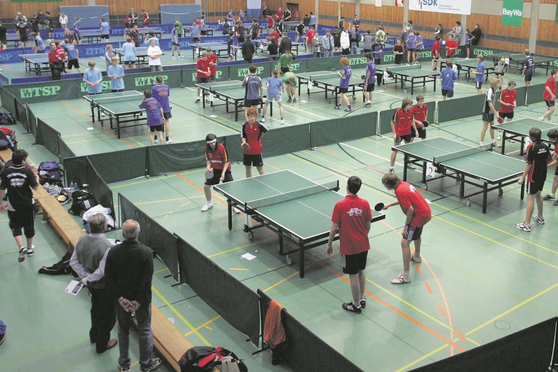 Final Four im Auenwalder Tischtennistempel Die Endrunde im Tischtennis-Bezirkspokal steht an. Archivfoto: B. Strohmaier