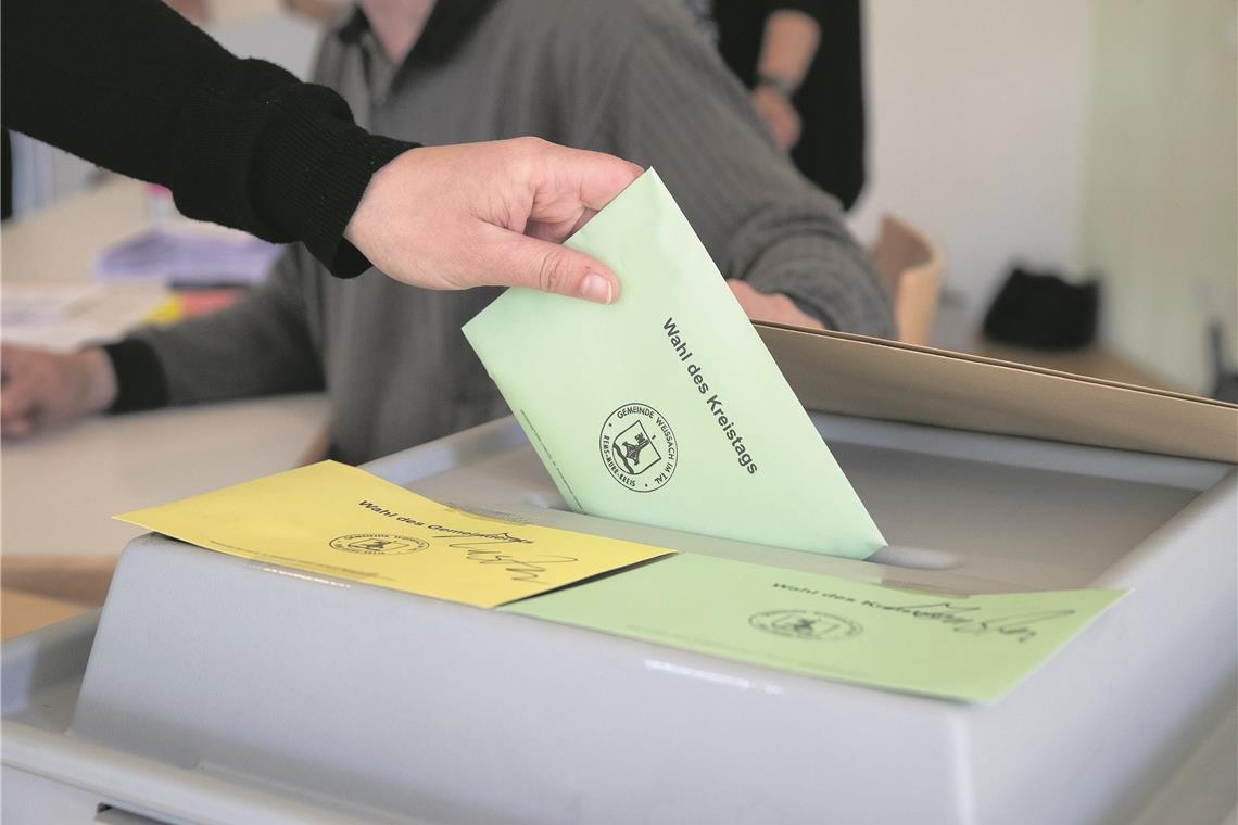 Die Entscheidung ist gefallen: Das Ergebnis von der Kreistagswahl an Rems und Murr liegt nun vor. Foto: J. Fiedler
