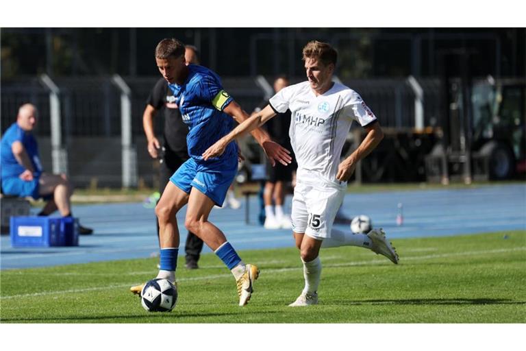 Die Erfahrung von Nico Blank (re.) wird auch gegen Kickers Offenbach gefragt sein.