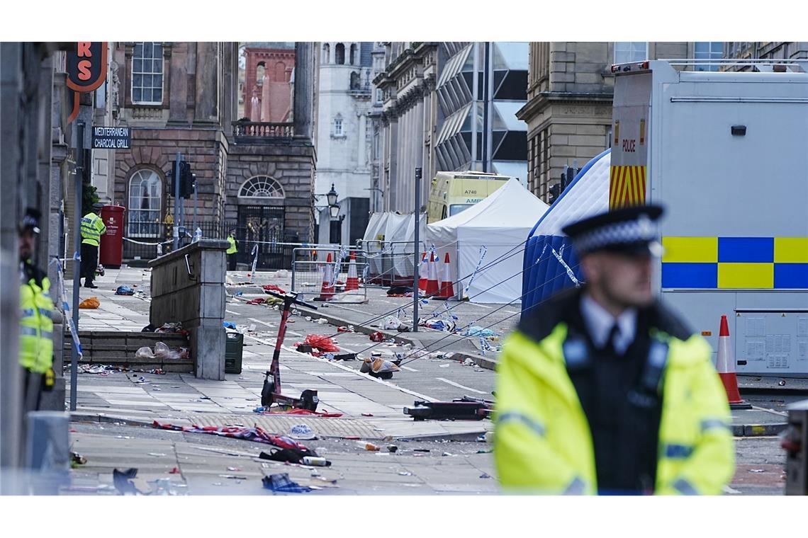 "Blanker Horror" in Liverpool: Kein Mensch in Lebensgefahr Die Ermittlungen in Liverpool laufen auf Hochtouren.