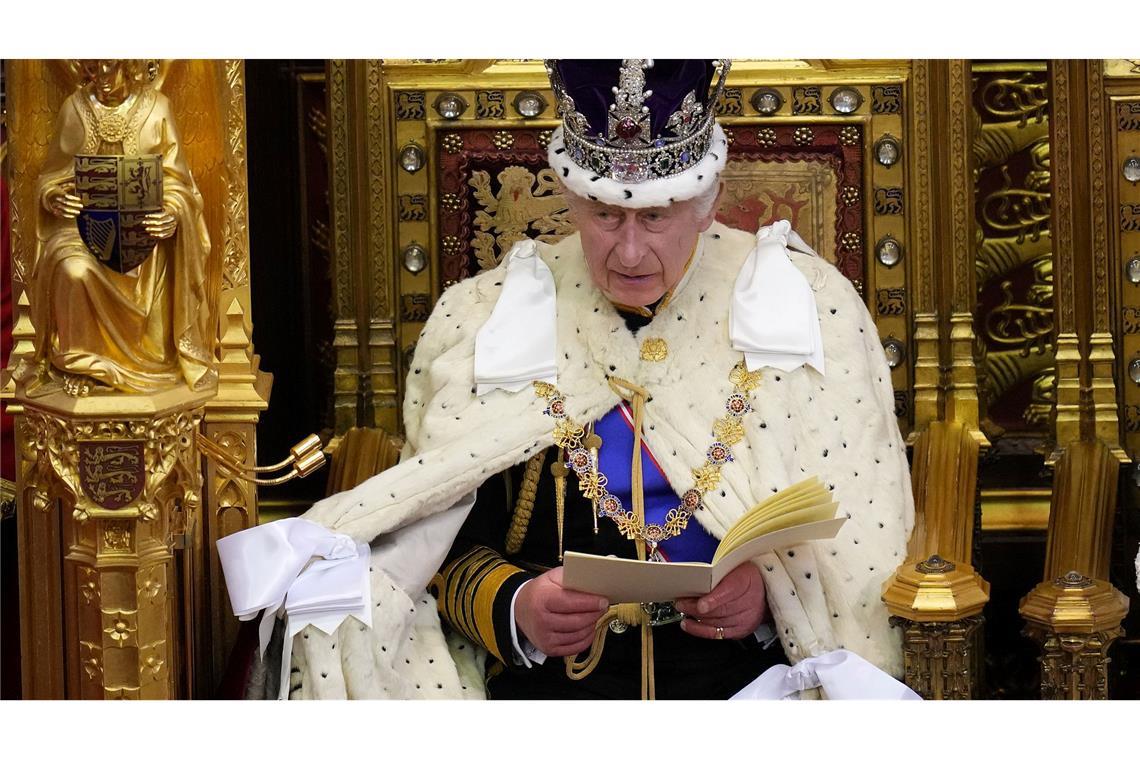 Die Eröffnung des Parlamentes durch den König hat in Großbritannien große Tradition. (Archivbild)