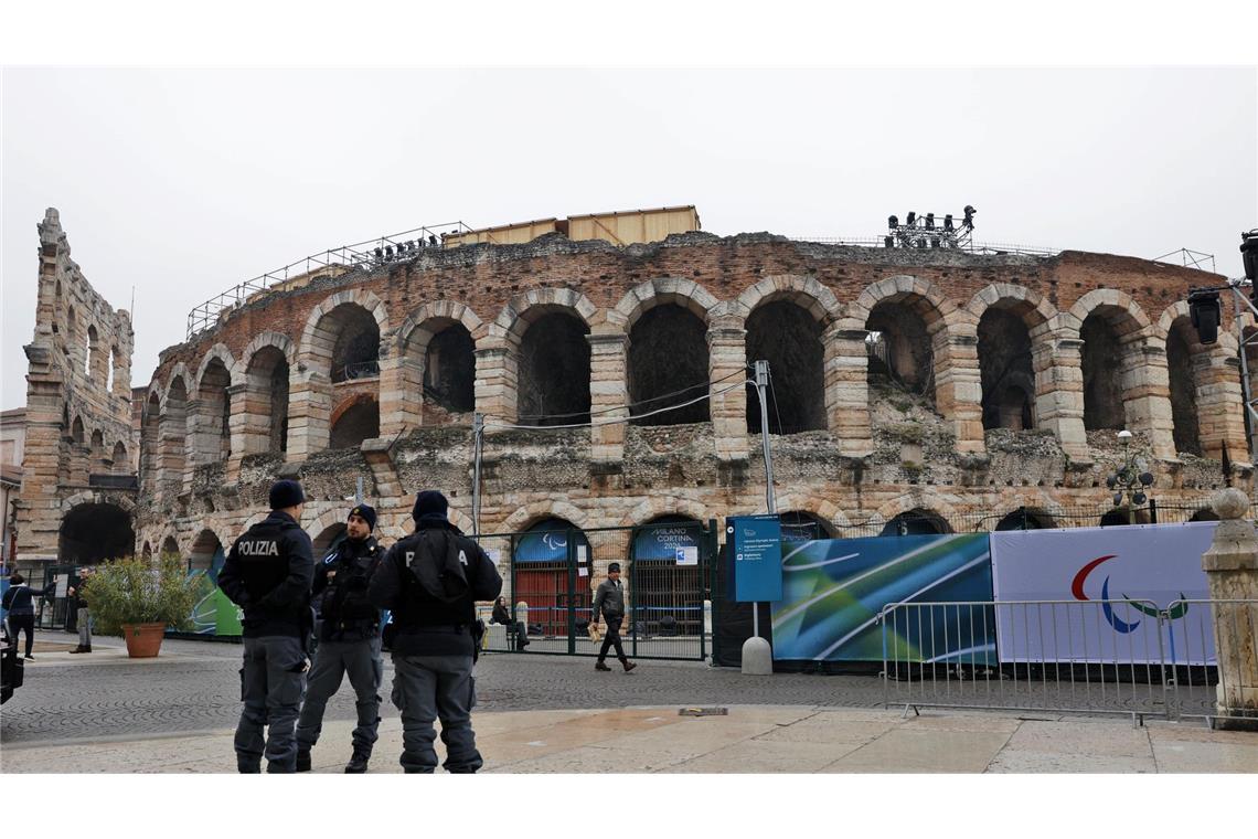 Die Eröffnungsfeier findet ohne Athleten als Fahnenträger in Verona statt.