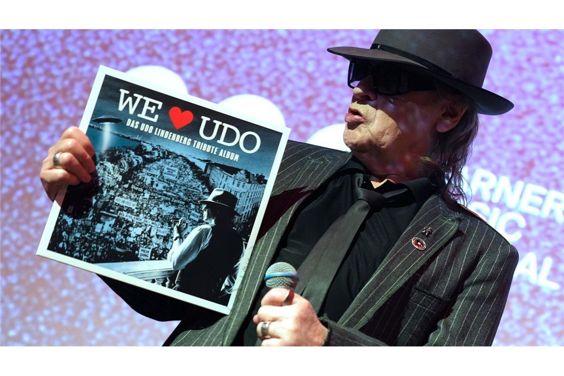 Die erste Platte aus dem Pressewerk gehört Udo Lindenberg selbst. (Archivbild)