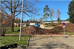 Die ersten Bagger sind seit wenigen Tagen im Einsatz. Foto: Gemeinde Althütte