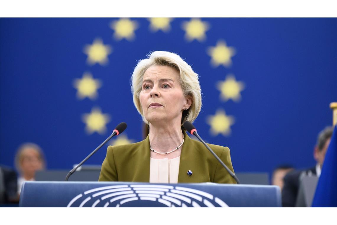 Von der Leyens Pläne: "Europa muss kämpfen" Die Erwartungen an die Rede der EU-Kommissionspräsidentin waren groß.