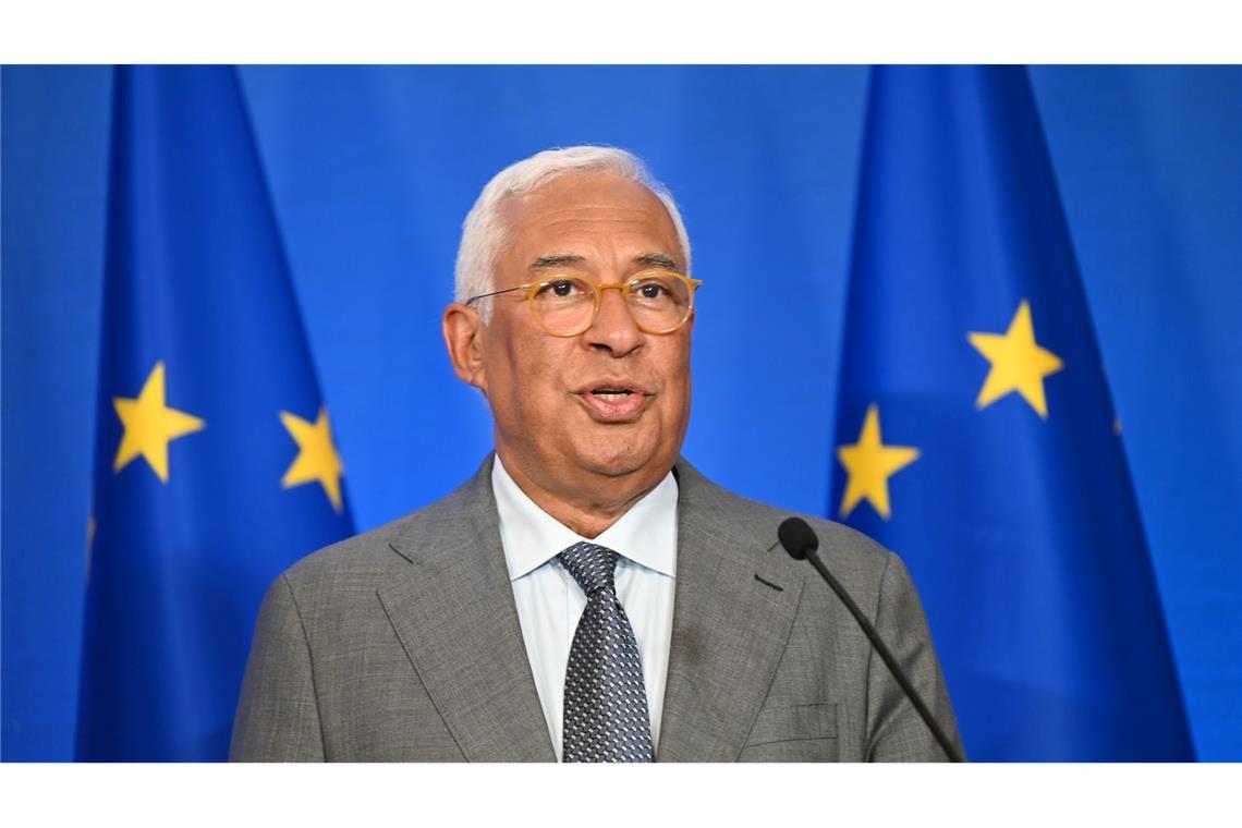 Die EU hat Zusicherungen bekommen, dass die USA nicht über ihren Kopf hinweg entscheiden, sagte Ratspräsident Costa. (Archivbild)