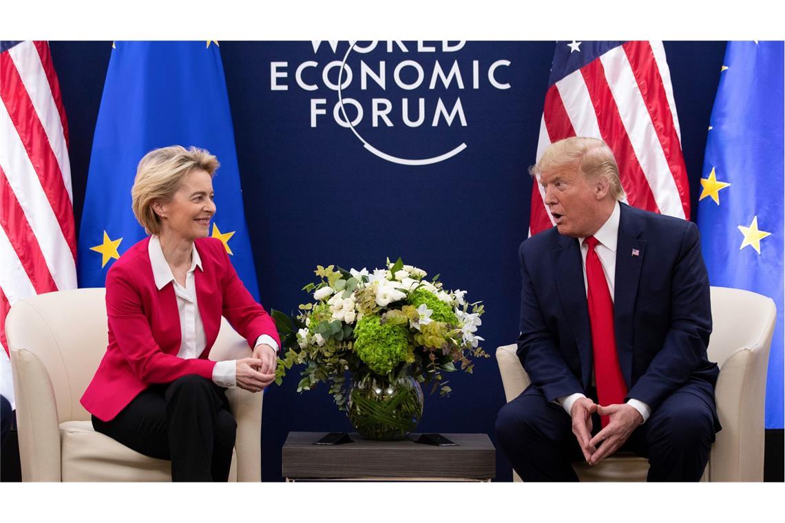 EU und USA ringen um Lösung im Zollstreit Die EU hofft auf zügige Verhandlungen zur Beilegung des aktuellen Handelsstreits. (Archivbild)