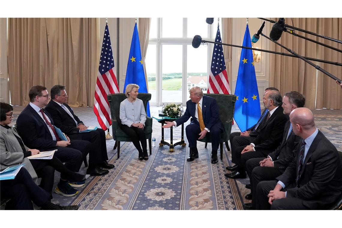 Der "größte Deal": Das bedeutet die Einigung im Zollstreit Die EU und USA hatten monatelang verhandelt.